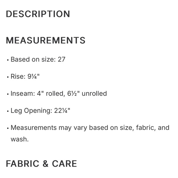 7 for all Mankind broken twill mid roll shorts - Picture 10 of 10